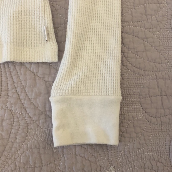 Tna Thermal Henley Long Sleeve White M - Picture 4 of 6